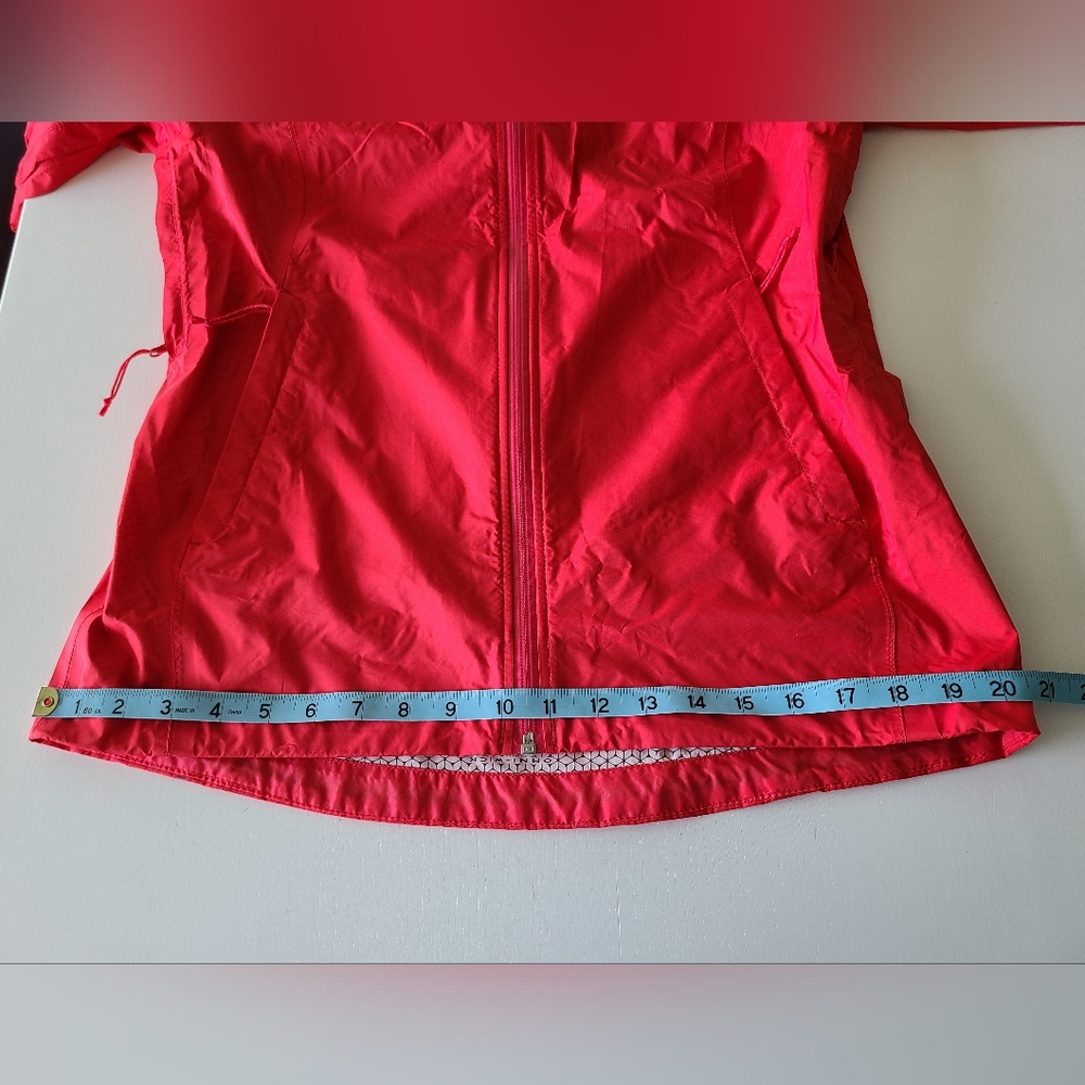 Columbia Omni Tech Womens Waterproof, Breathable Rain Jacket, Red, Size S - Picture 11 of 12